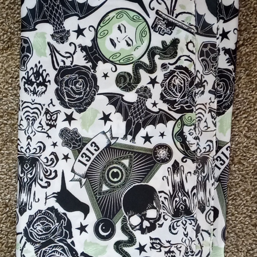 Disney Parks Haunted Mansion Square Scarf. - Picture 2 of 4